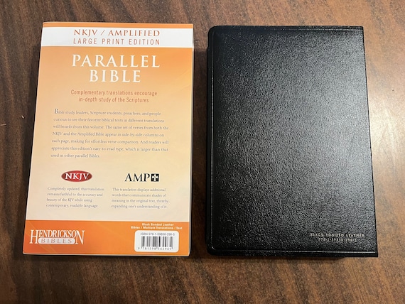 Personalized NKJV / Amplified 1987 Classic Parallel Bible Large