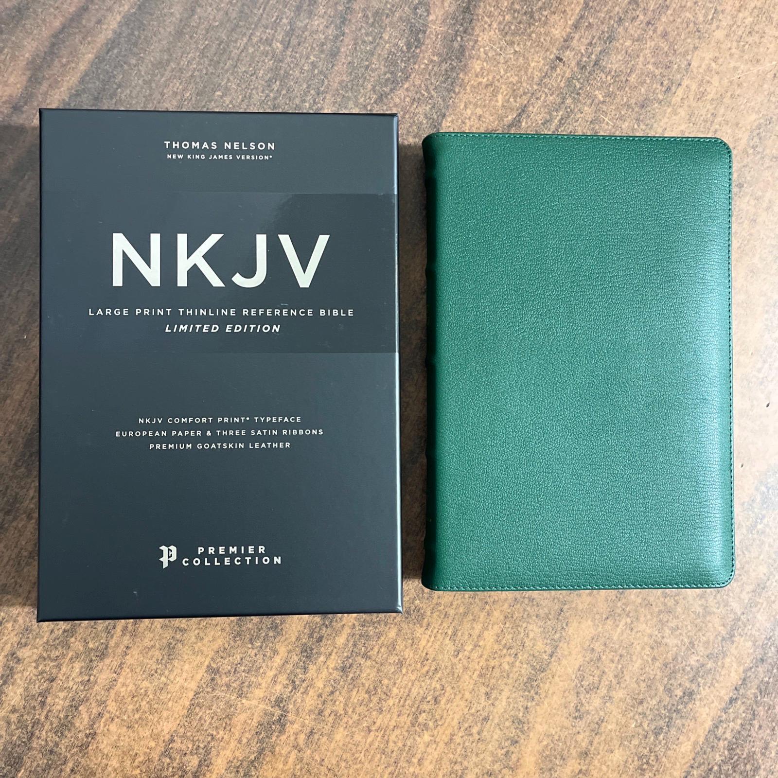 Personalized NKJV Large Print Thinline Reference Bible - Limited