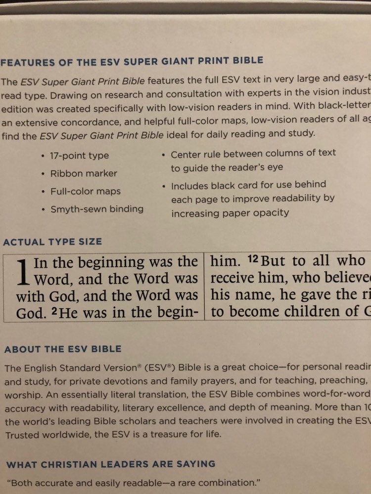 Personalized Esv Super Giant Print Bible Black Genuine Etsy Polska Personalized Esv Super Giant Print Bible Black Genuine Etsy Polska