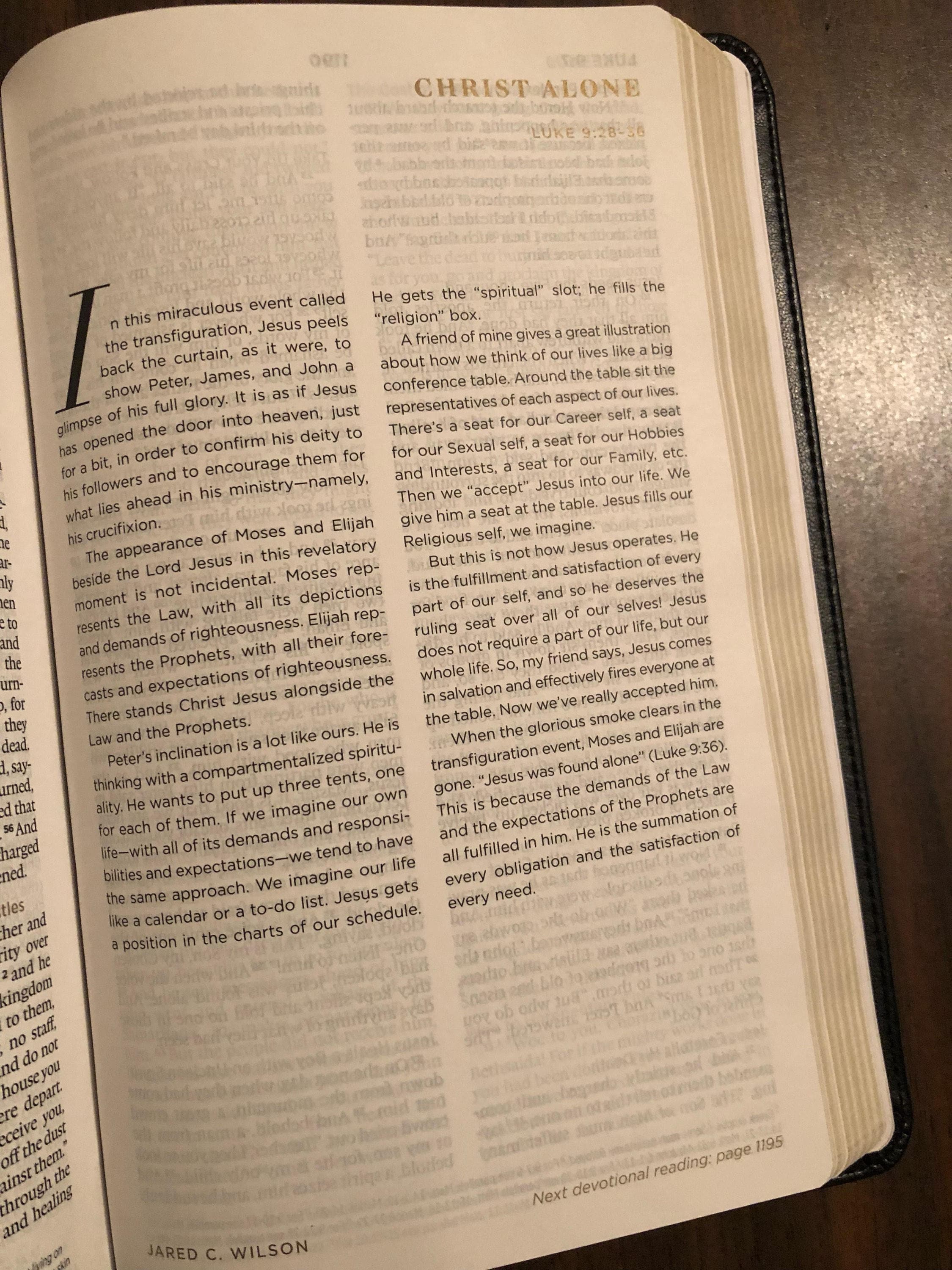PERSONALIZED ESV Mens Devotional Bible Black TruTone Custom 