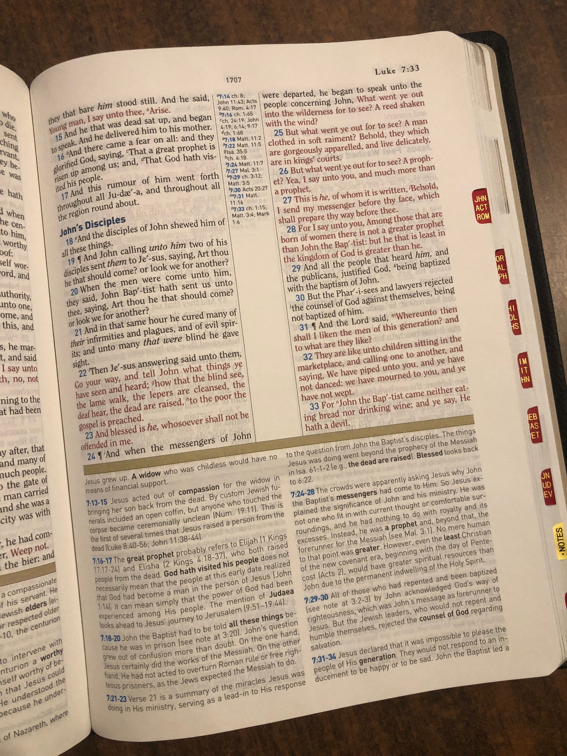 Personalized KJV Holman Study Bible Indexed, Black Genuine Leather