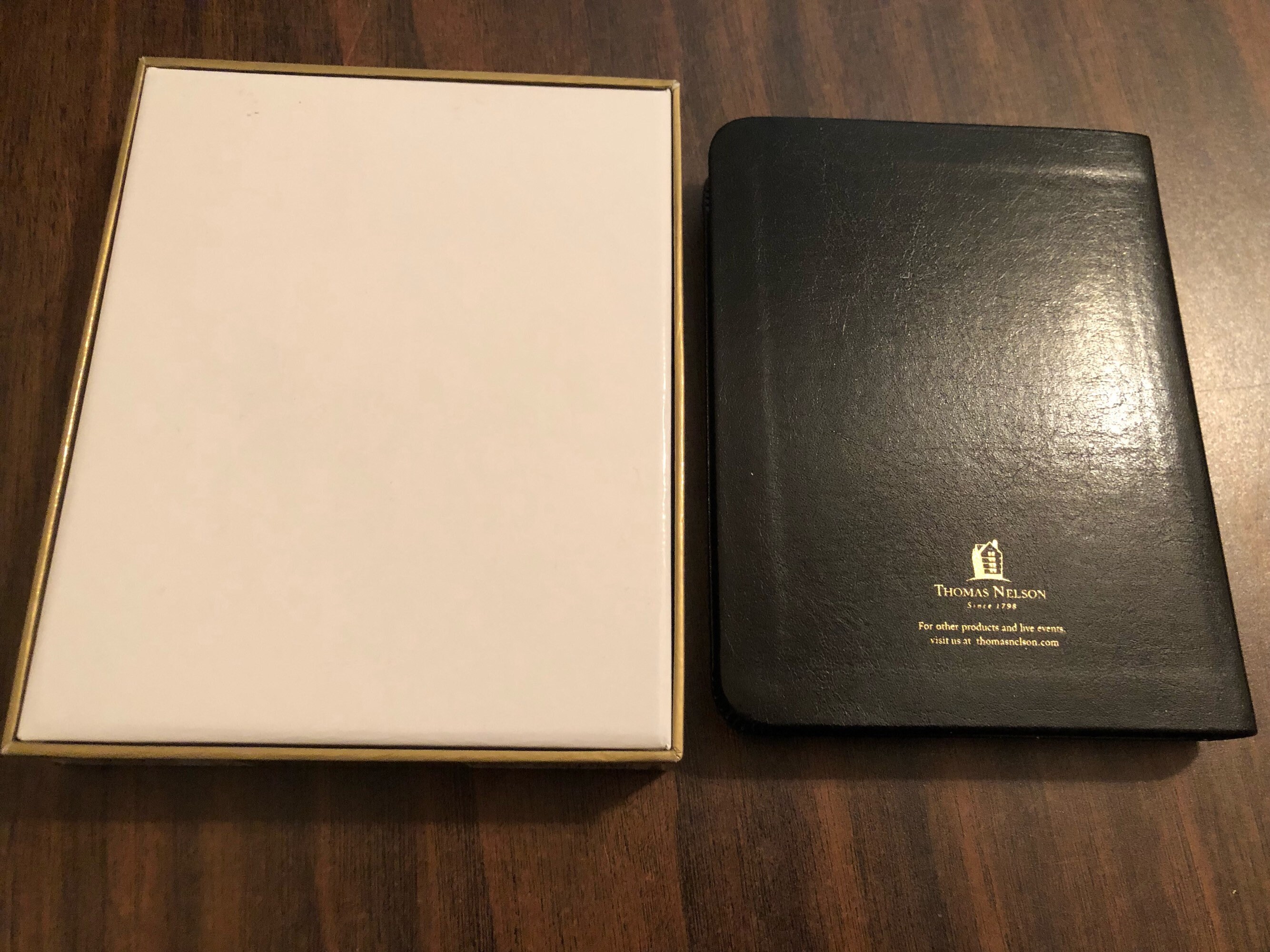 PERSONALIZED ** Daily Light Devotional Black Leather Anne Graham