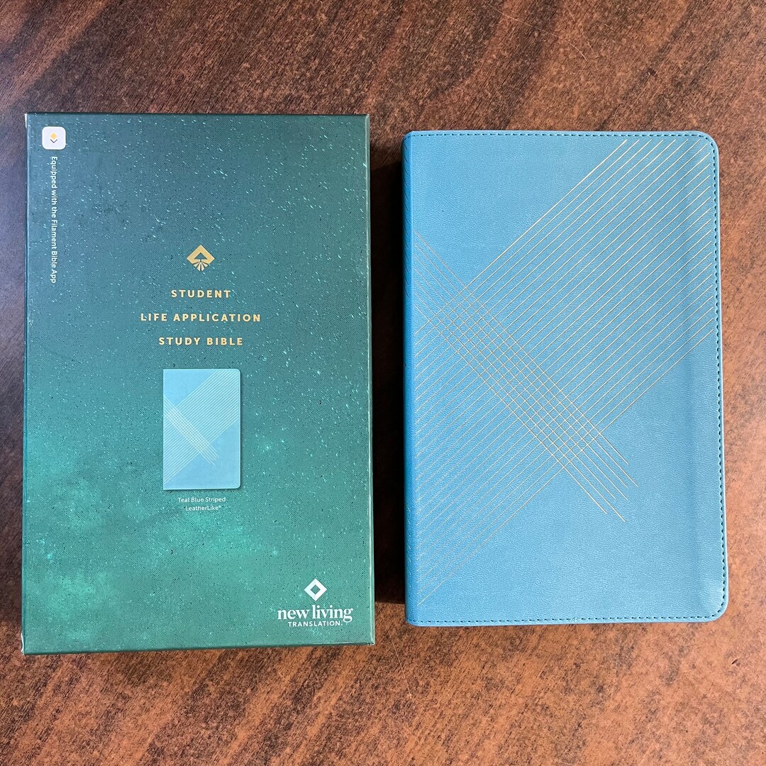 Personalized NLT Student Life Application Study Bible - Teal Blue ...
