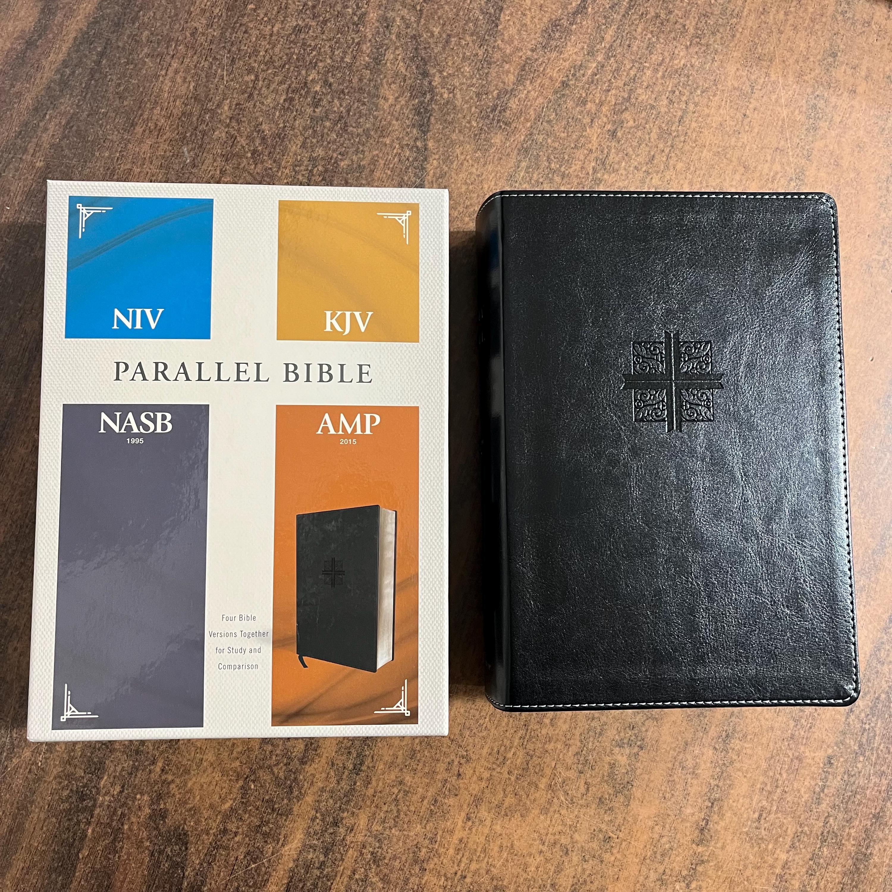 Personalized Parallel Bible - NIV / KJV / NASB 1995 / Amplified