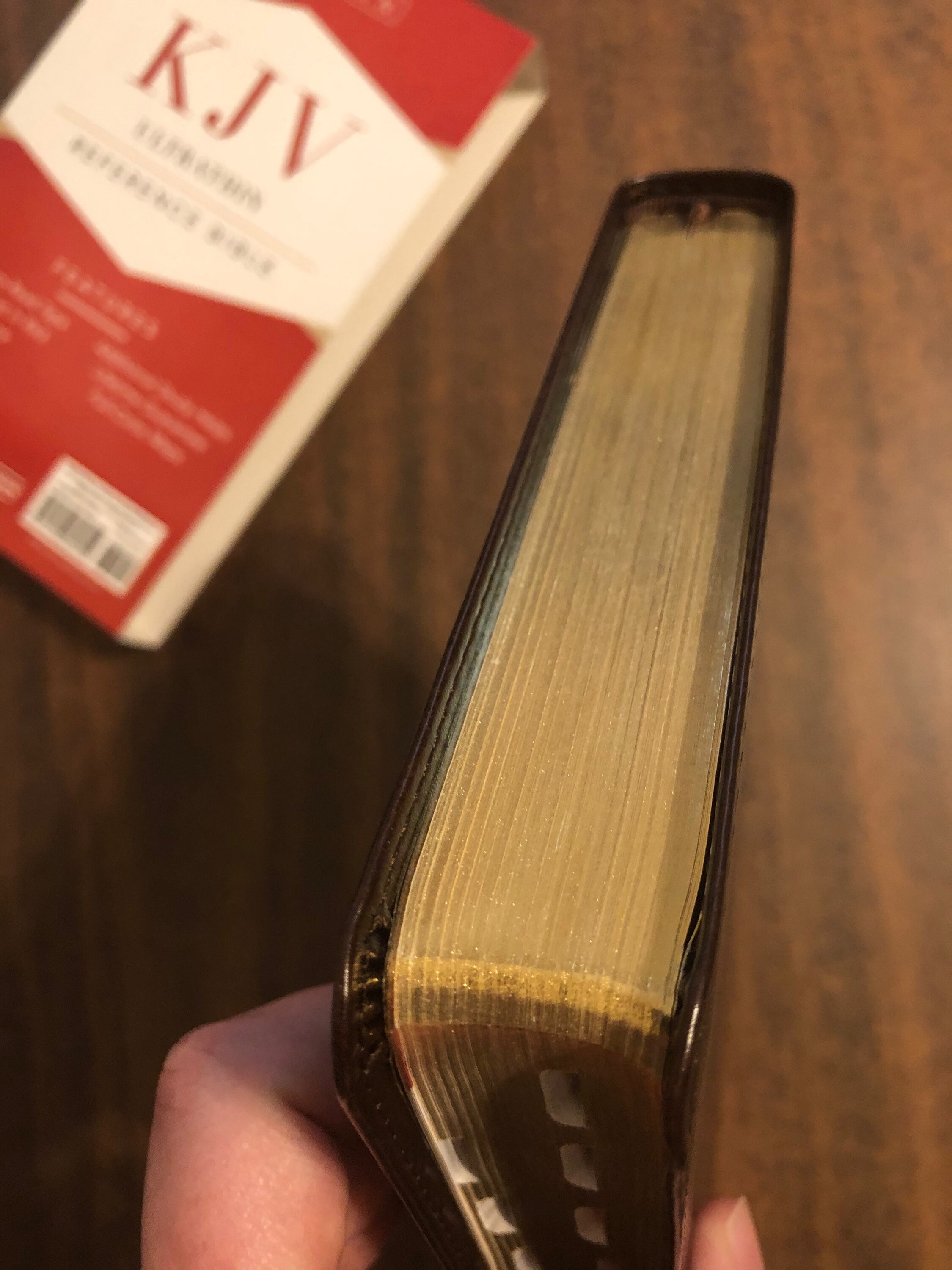 Personalized Bible KJV Ultrathin Reference Bible Thumb Indexed