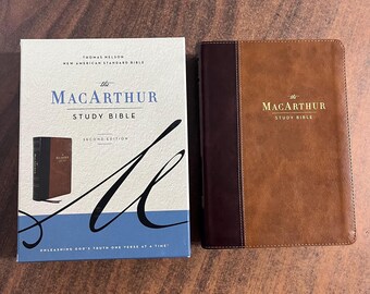 PERSONALIZED *** NASB, Macarthur Study Bible, 2nd Edition
