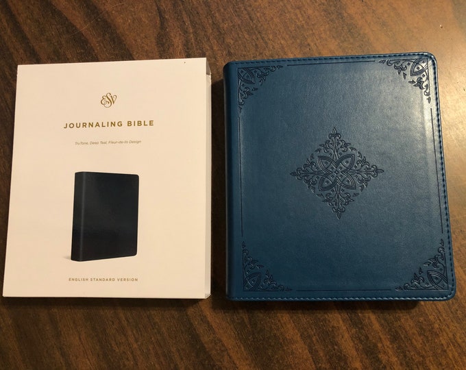 Personalized ESV Journaling Bible - Deep Teal TruTone  Custom Imprinted, ISBN 9781433570841