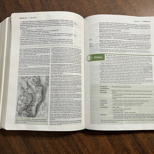 Personalized NLT Life Application Study Bible - Brown / Tan LeatherLike - Custom shops Imprinted