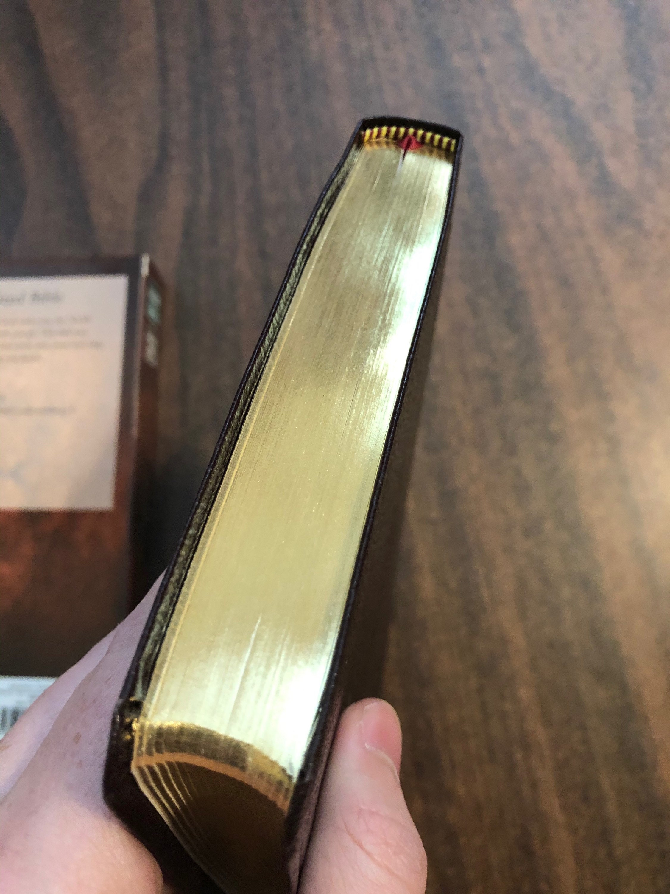 PERSONALIZED ** NASB Thinline Bible Burgundy Bonded Leather ** Custom