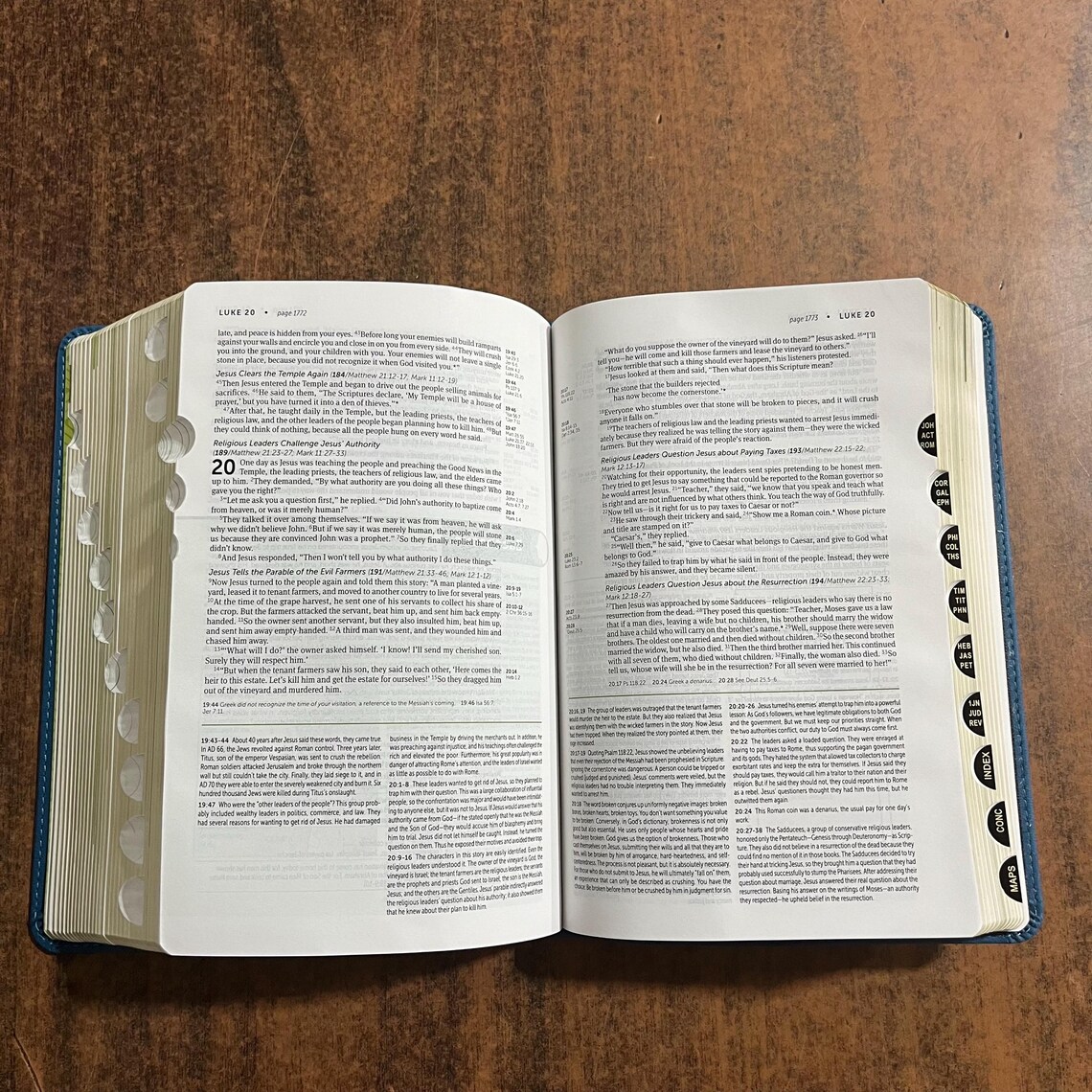 Personalized NLT Life Application Study Bible Personal Size Thumb ...