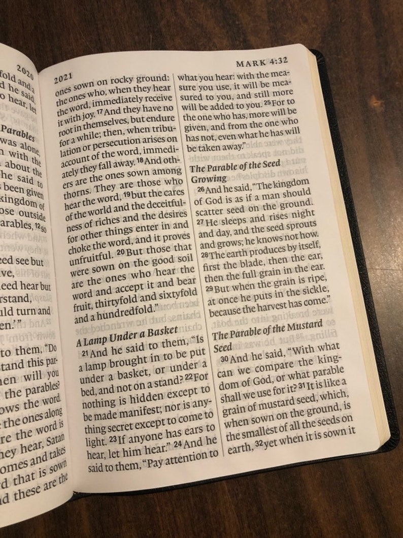 PERSONALIZED ESV Super Giant Print Bible Black Genuine Etsy Personalized esv super giant print bible black genuine etsy