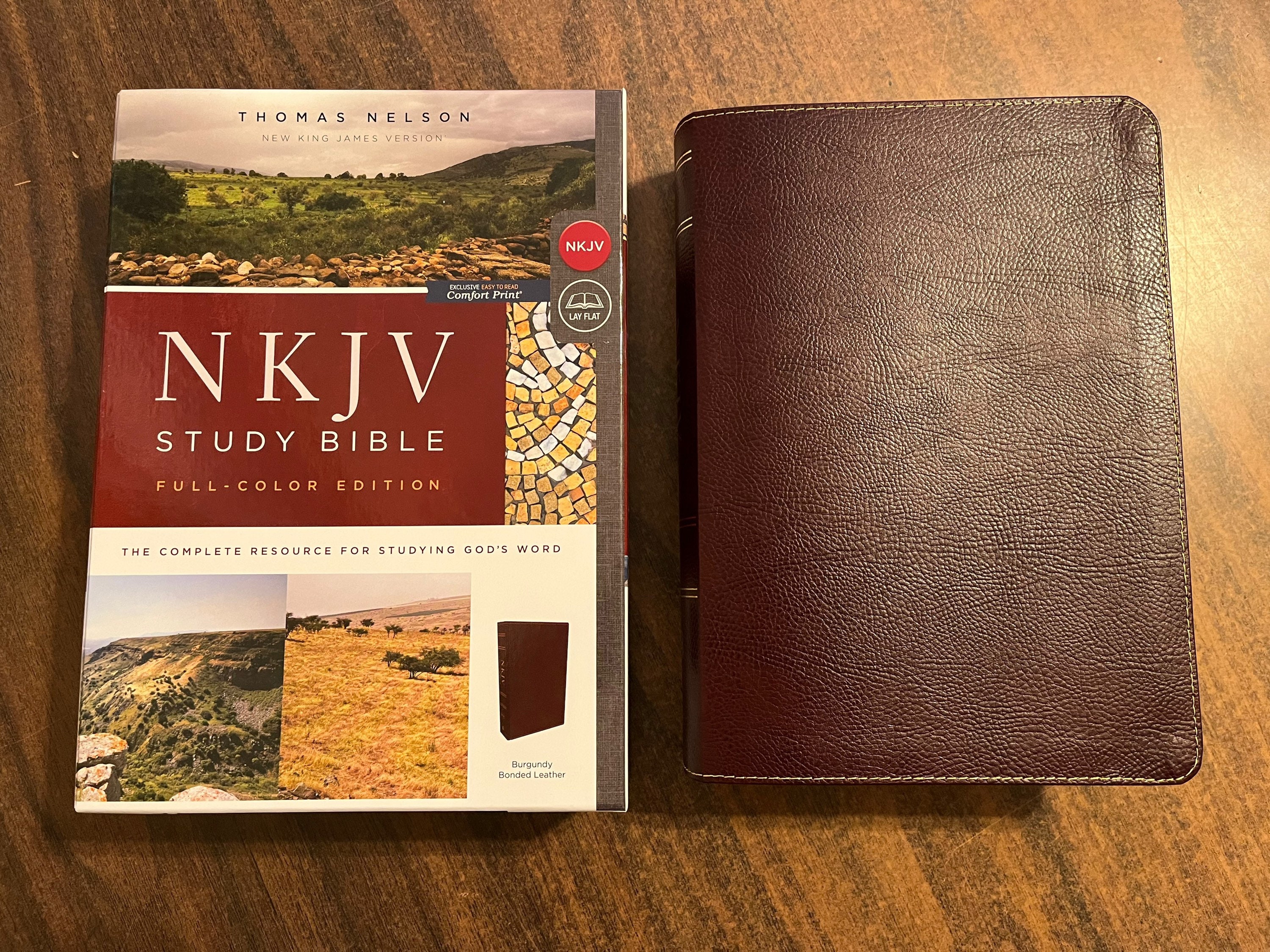 The Holy Bible: New King James Version (Burgundy)