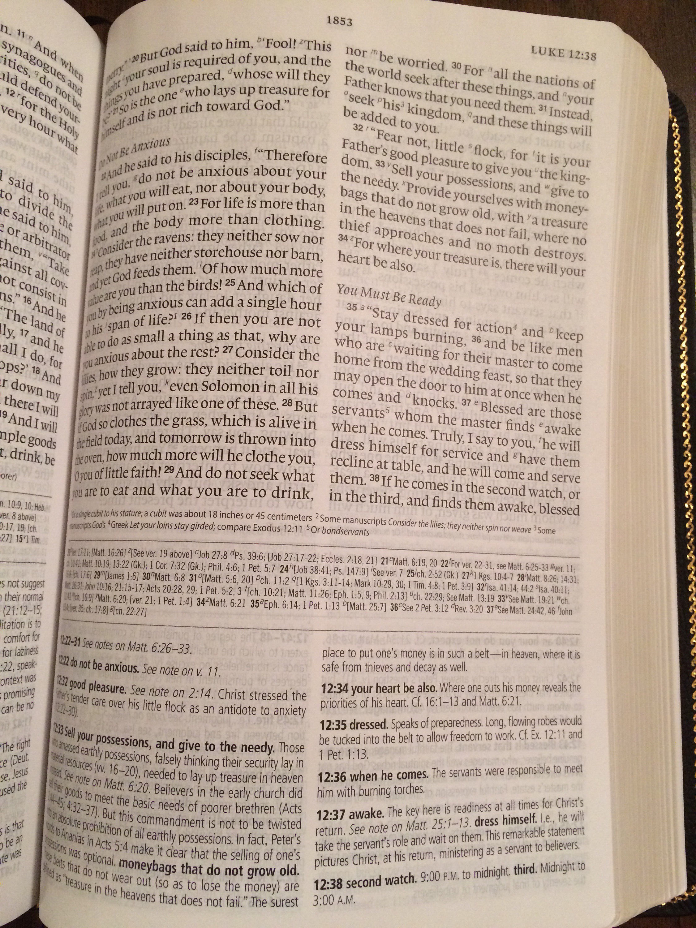 PERSONALIZED ** ESV Large Print Macarthur Study Bible Black Genuine