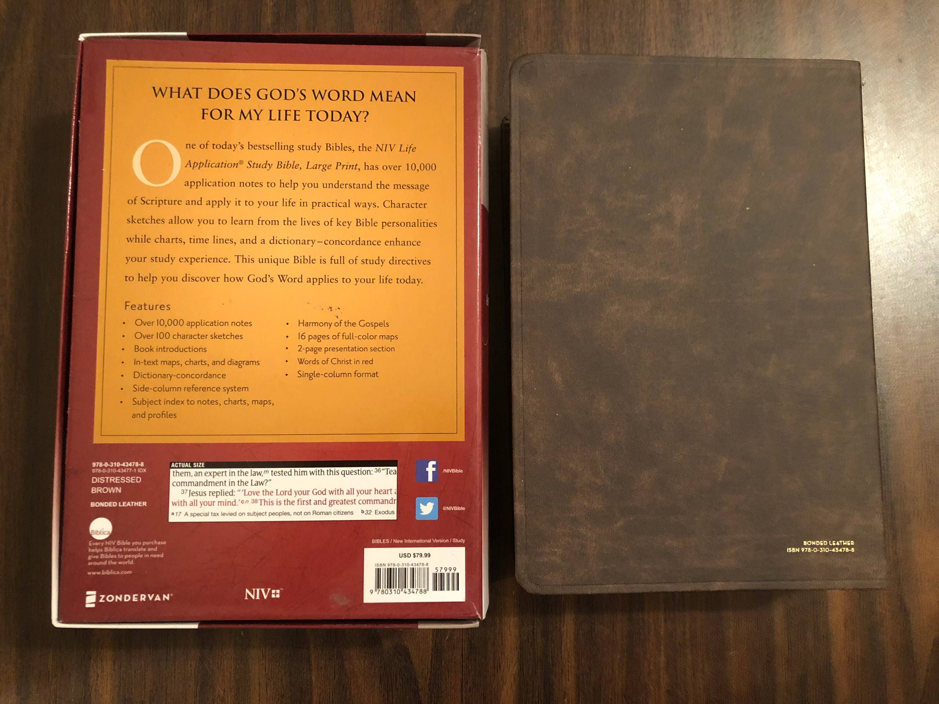 PERSONALIZED ** NIV Large Print Life Application Study