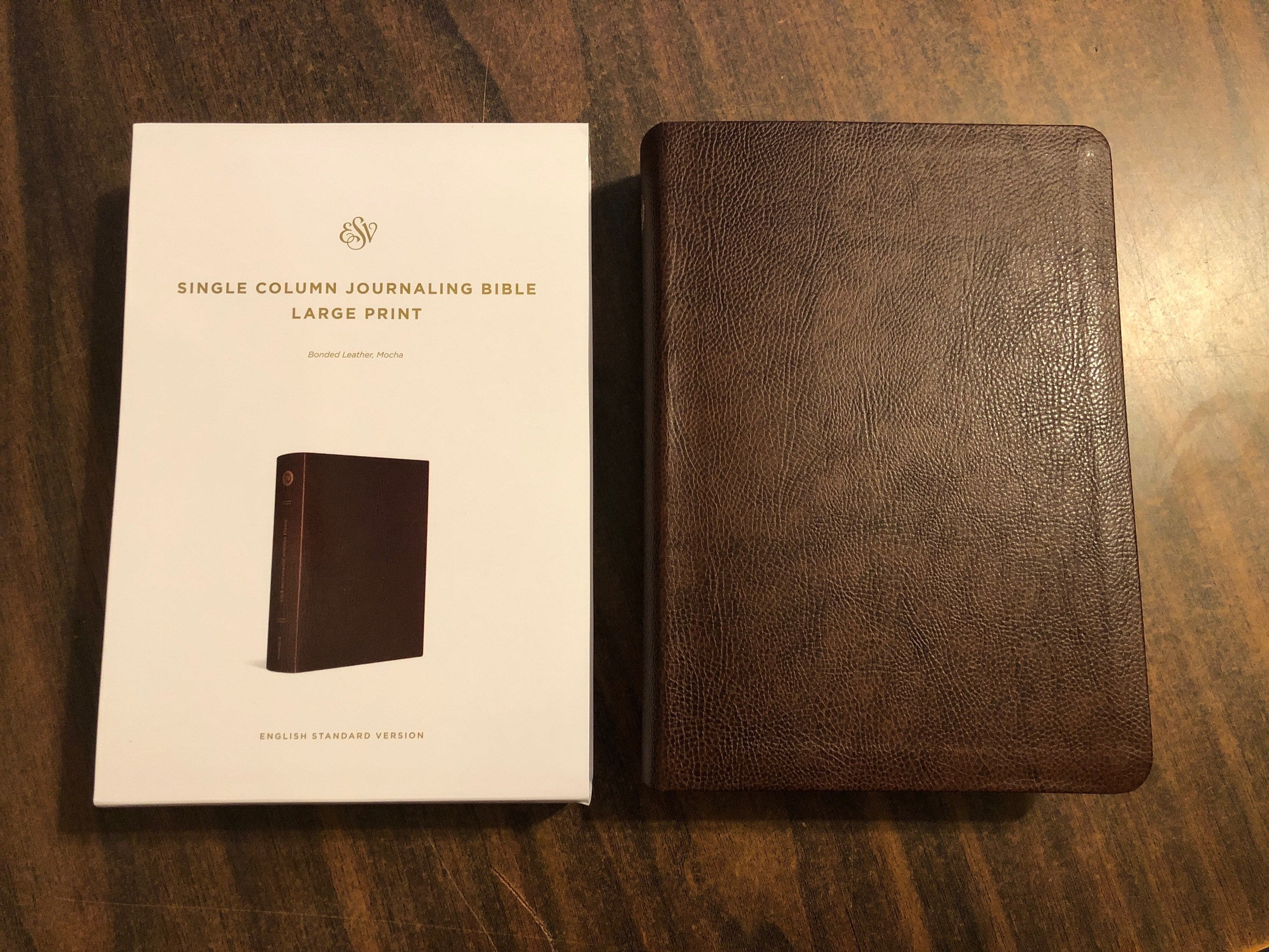 Personalized ESV Single Column Journaling Bible Large Print