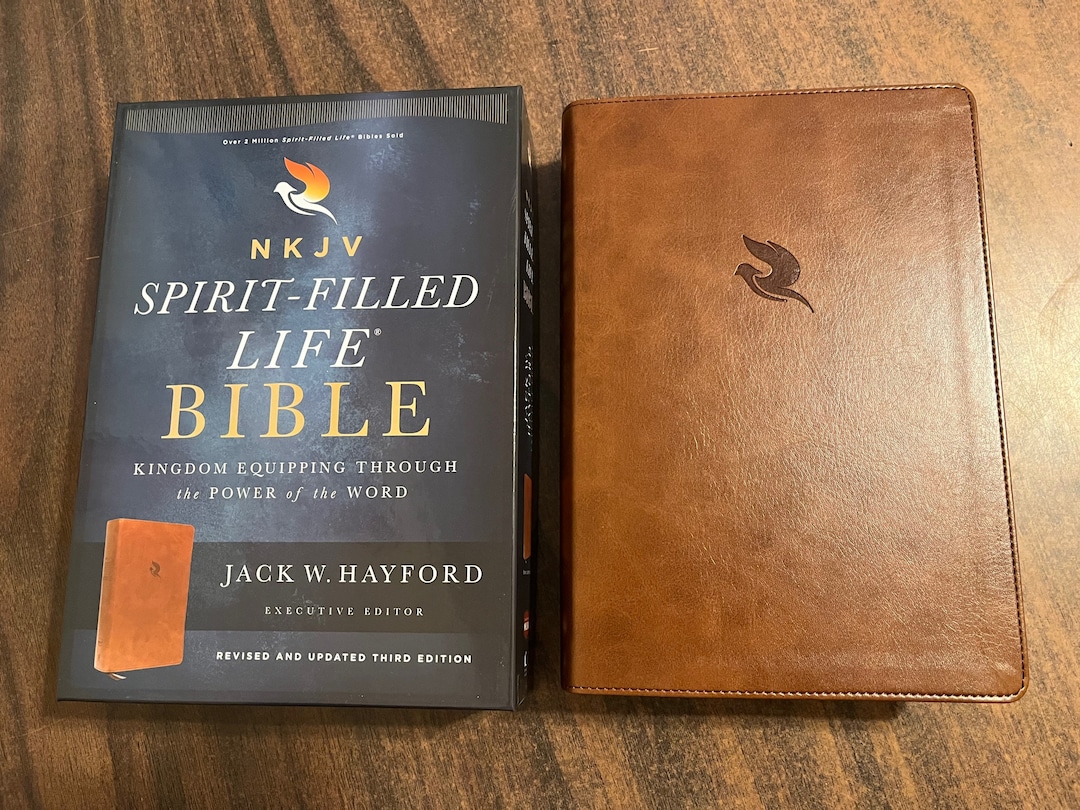 Personalized NKJV Spirit Filled Life Study Bible - Brown