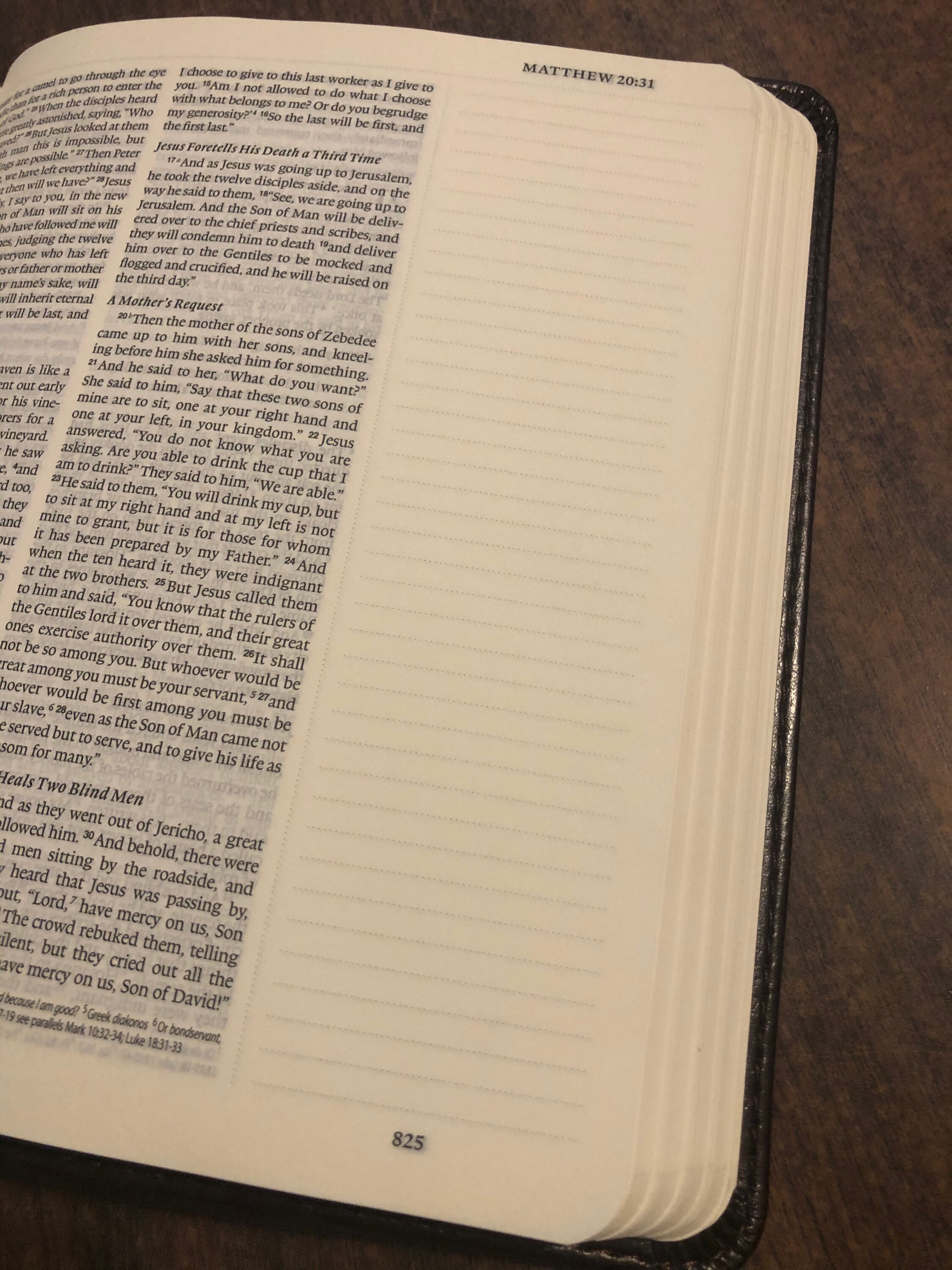 PERSONALIZED ** ESV Journaling Bible Brown / Cordovan TruTone