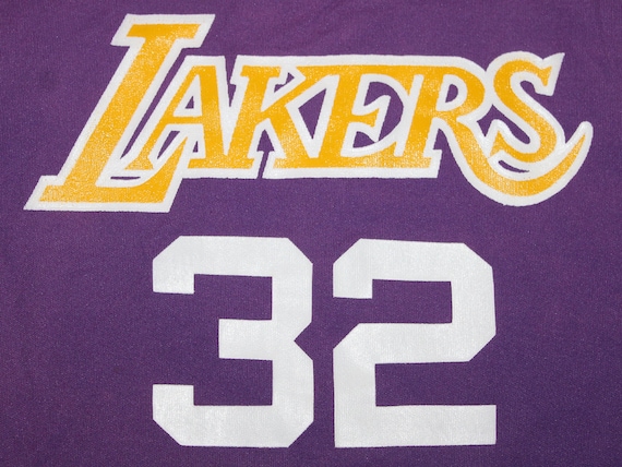 NBA Los Angeles Lakers Baseball Inspired Fashion Jersey, Small