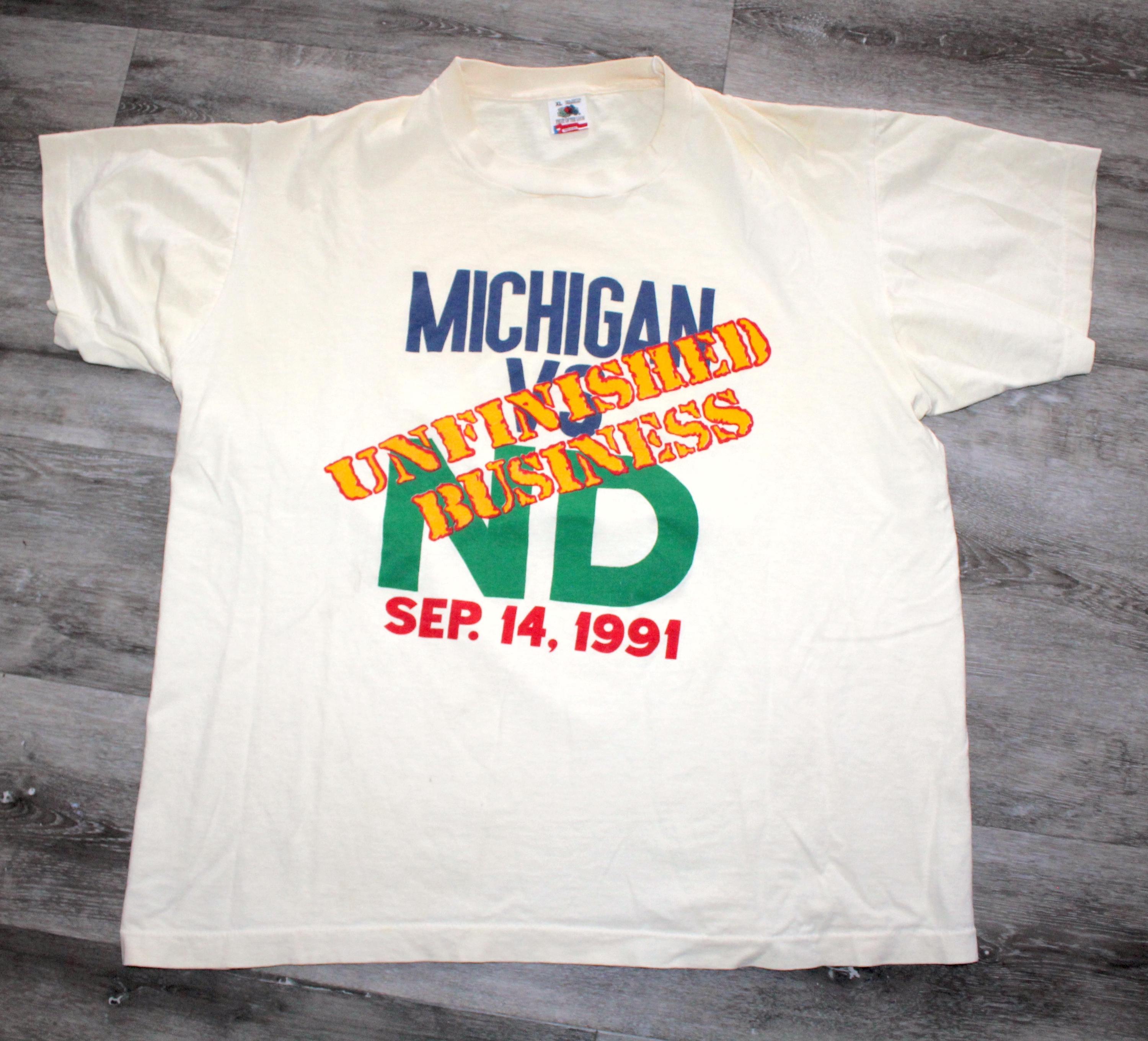 Vintage 90s Clothing Notre Dame Fighting Irish University of