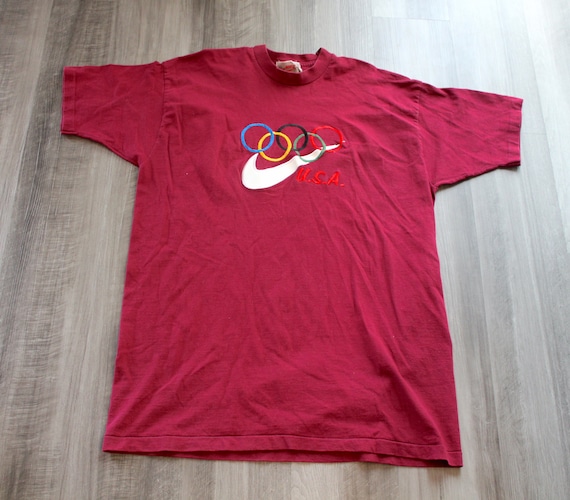 Vintage 90s Bootleg Nike Team Olympics Olympic - Etsy Kong