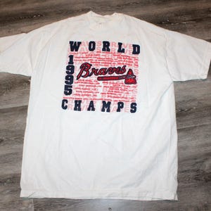 Braves 1995 World Series Shirt - Etsy