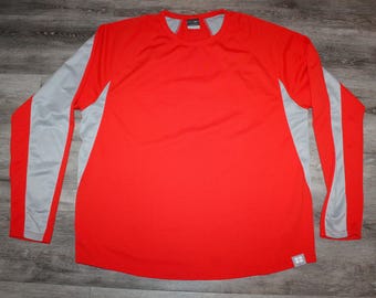 2000年代ヴィンテージ衣料 y2k ナイキ エア スポーツウェア ブランド メンズ ラージサイズ / オーバーサイズ レディース レトロ ドライフィット ミニ スウッシュ ロゴ 長袖 Tシャツ