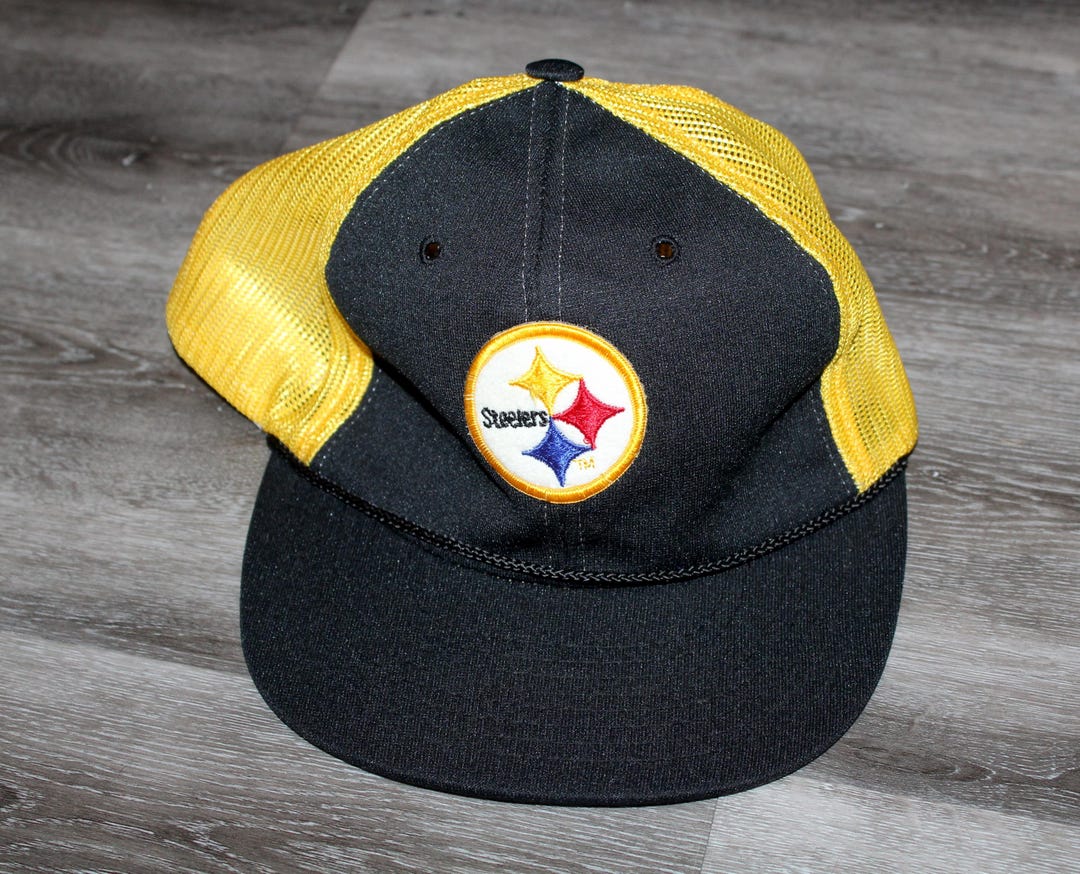 Nfl Caps Ropes Vintage 80s 90s Clothing NFL Pittsburgh Steelers Football Sports ...