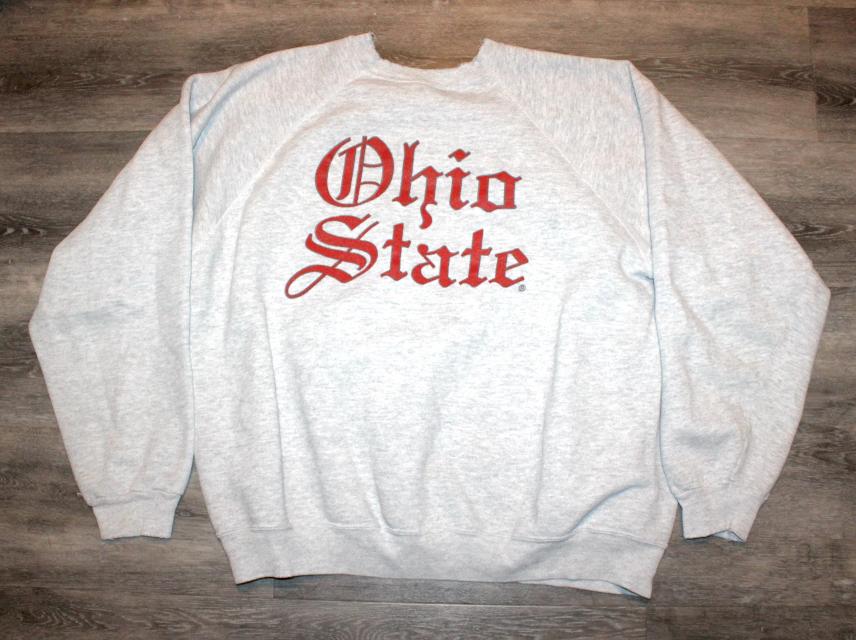 Ohio state sweatshirt old english - Etsy 日本