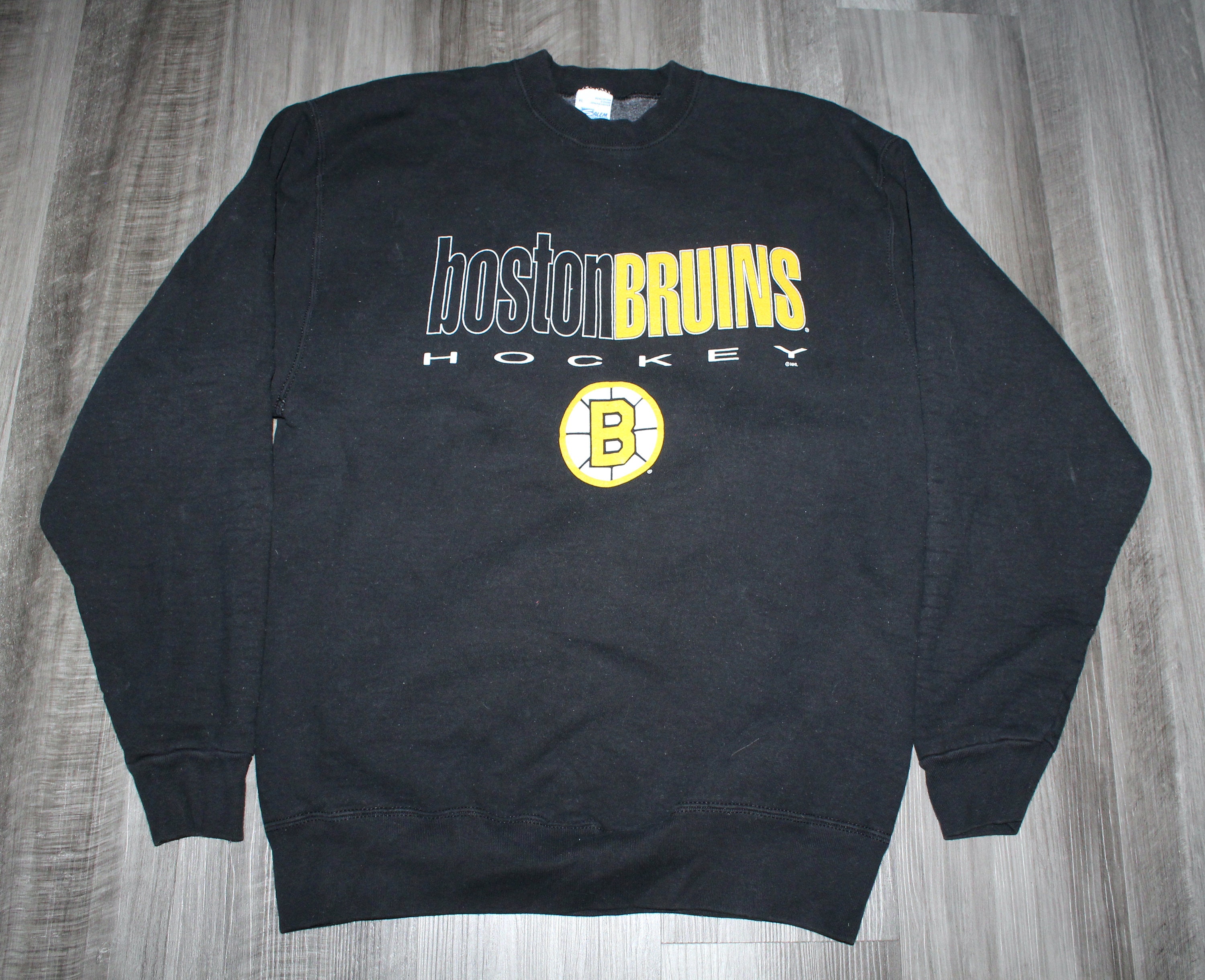 Old Time Hockey Futures Collection NHL Boston Bruins Black Hoodie