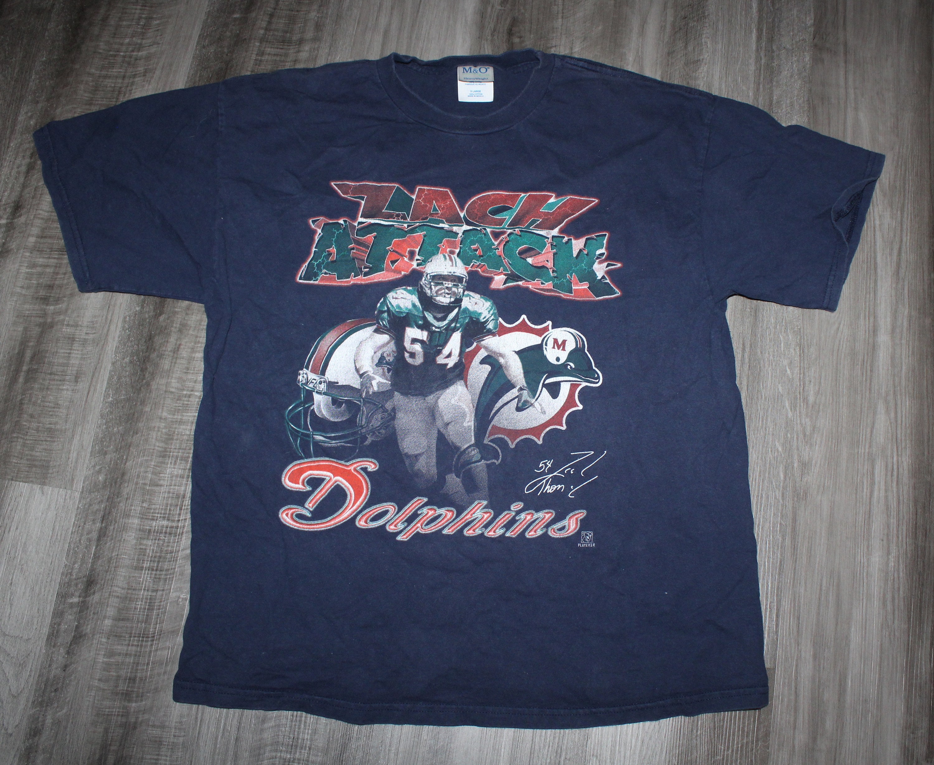 Nike Men's Miami Dolphins Tyreek Hill #10 Logo T-Shirt - Aqua - L (Large)