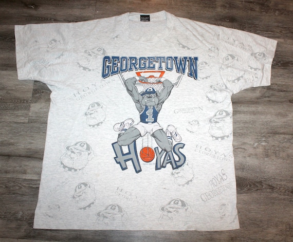 Vintage 90s Clothing Georgetown University Hoyas Basketball
