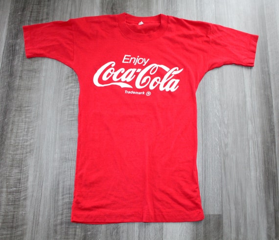Vintage 80s 90s Clothing Coca Cola Coke Soda Brand Screen - Etsy