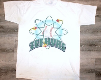 Vintage Florida Marlins Opening Day T Shirt Tee Chalk Line Large