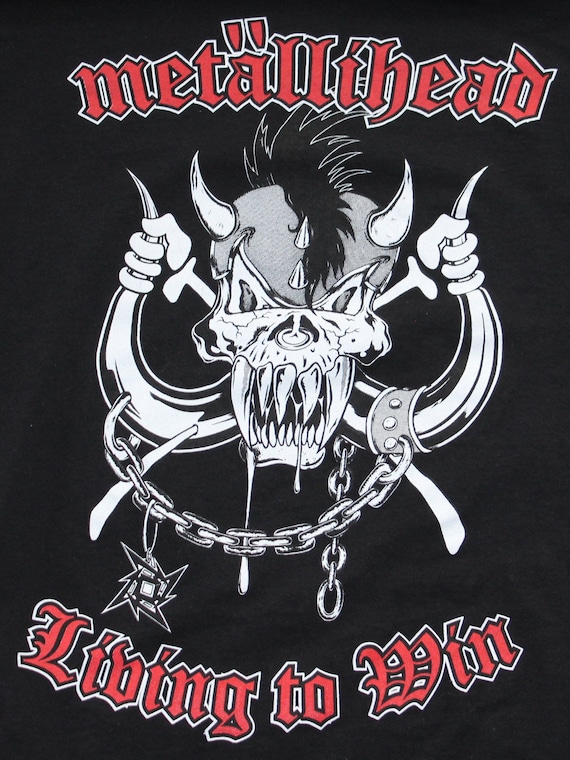 Vintage ann es 90 V tements Metallica Band Club Hommes Taille