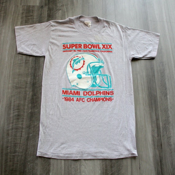 Vintage 80s Clothing NFL Miami Dolphins Football Super Bowl Men