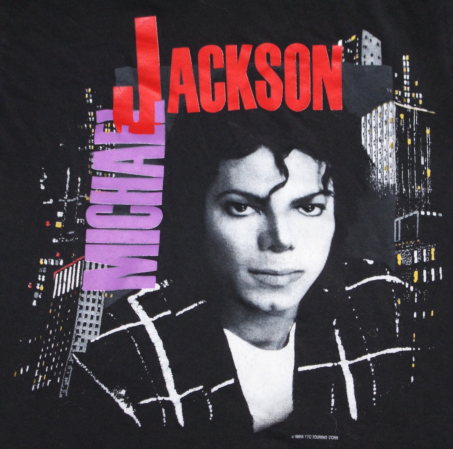 Vintage 80s Pop Music Clothing Michael Jackson Men Size XS / -  Finland