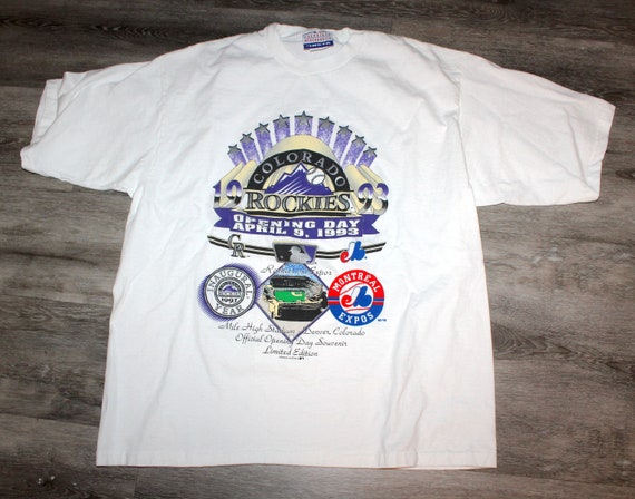 Vintage 90s Clothing MLB Colorado Rockies Montrea… - image 1