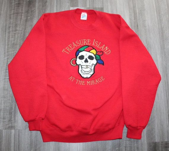 Vintage 90s Clothing Treasure Island Mirage Casino Las Vegas Men
