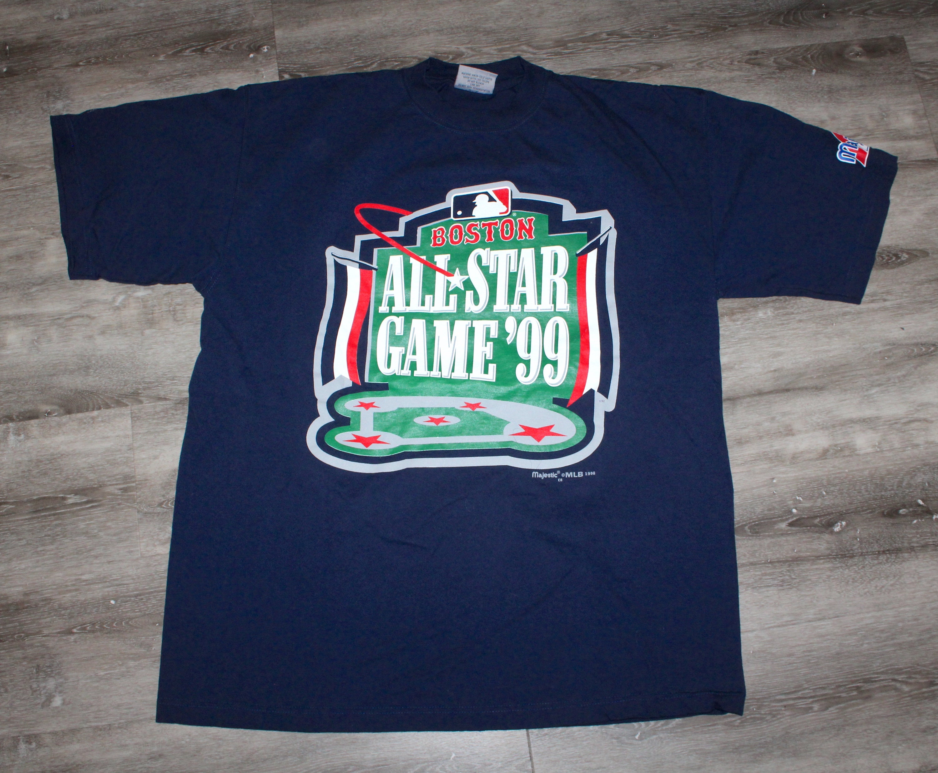 BOSTON RED SOX ALL STAR GAME NATIONAL LEAGUE VINTAGE 1999 MAJESTIC MLB  JERSEY