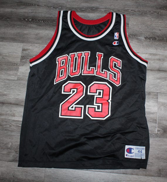90's Champion Bulls ゲームシャツ VTG 90s Chicago Bulls Champion Shooting Shirt Mens Large