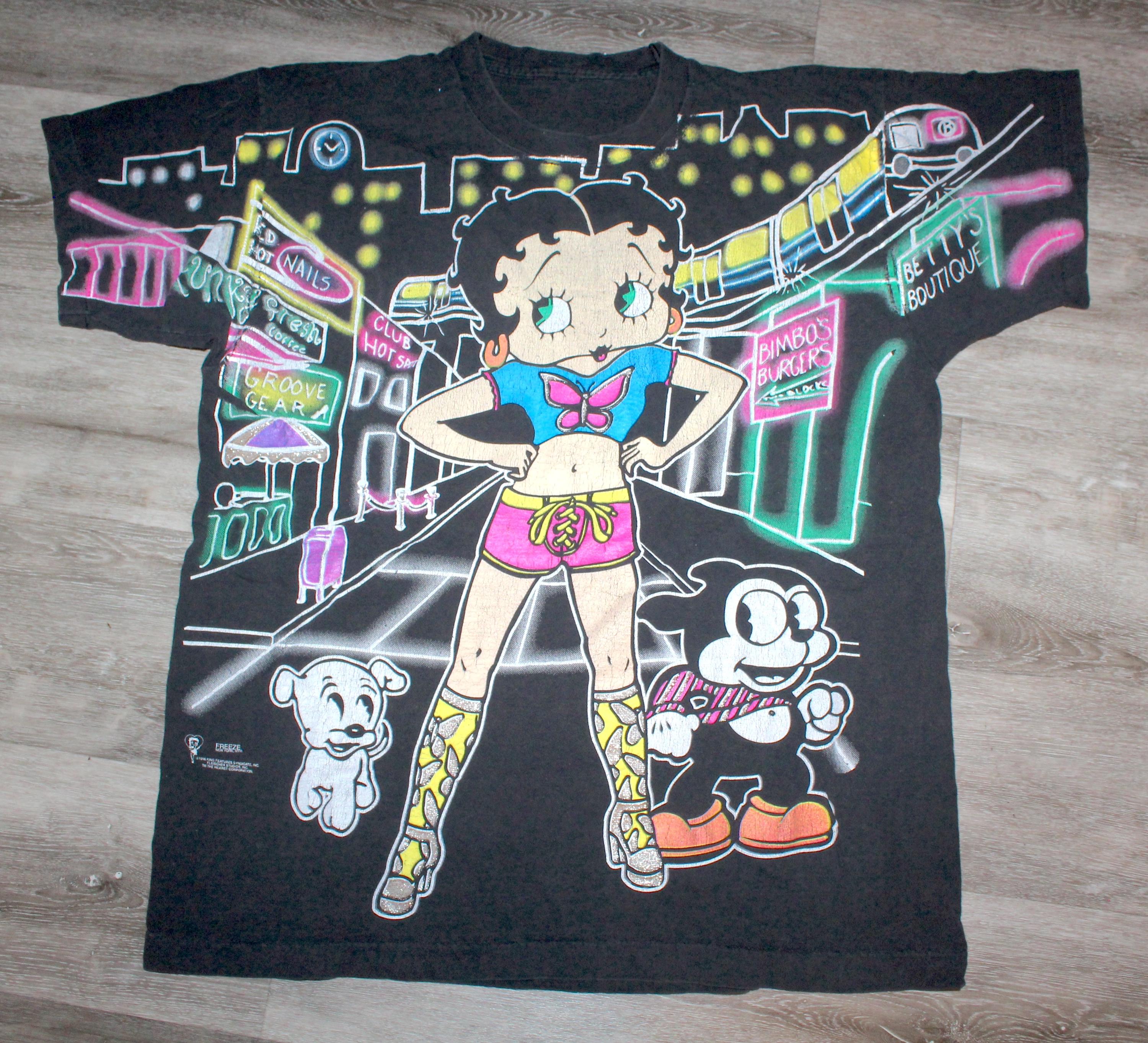 Vintage 90s Clothing Betty Boop Electric Boop Changes 1991 Men