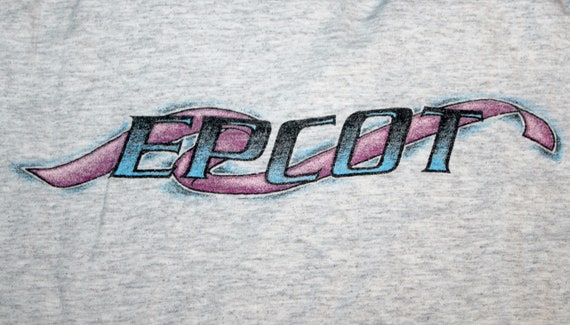 Vintage 90s Clothing Walt Disney World Epcot Center Park Figment