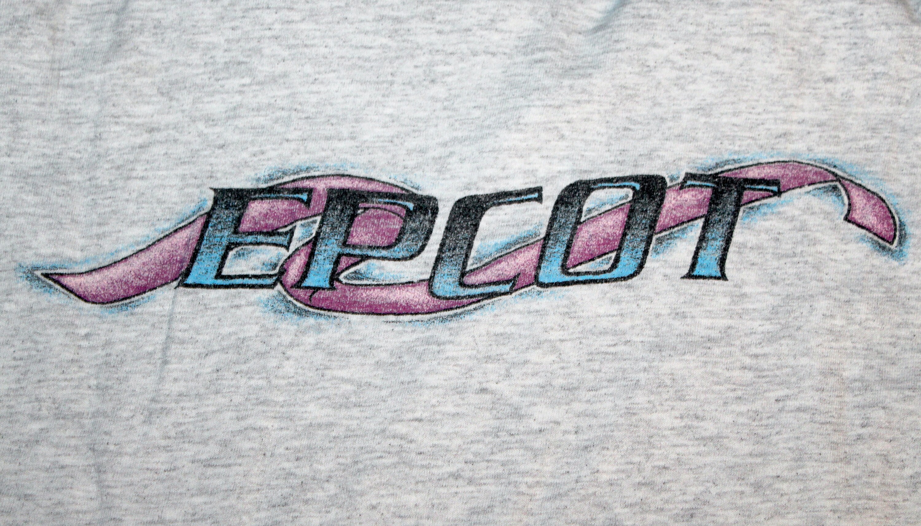 Vintage 90s Clothing Walt Disney World Epcot Center Park Figment 