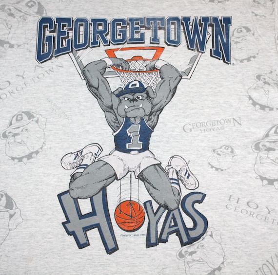 Vintage 90s Clothing Georgetown University Hoyas Basketball Men