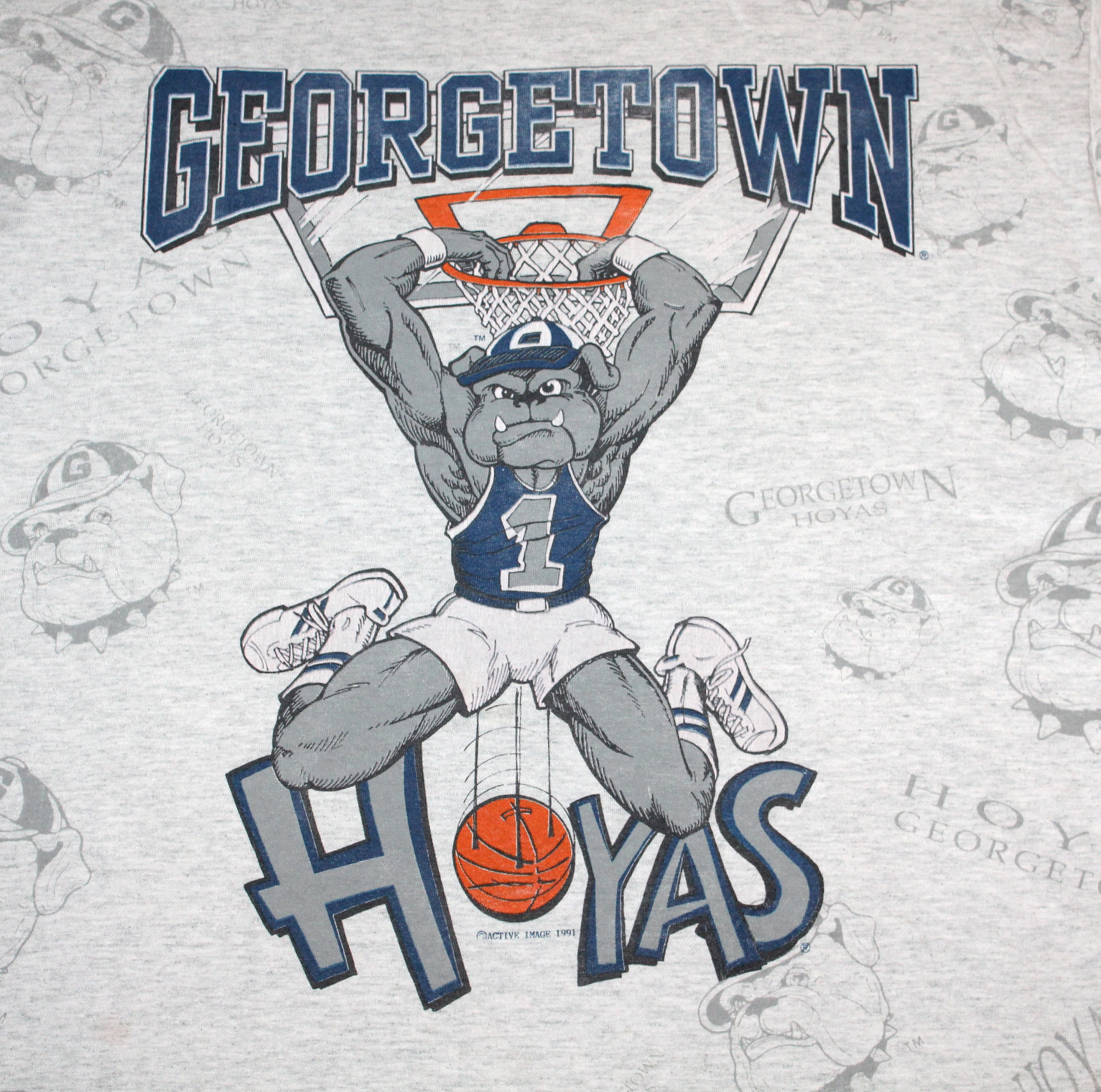 etown Hoyas ジョージタウン 超美品 GEORGETOWN HOYAS ジョージタウン大学ホヤス ジャケット