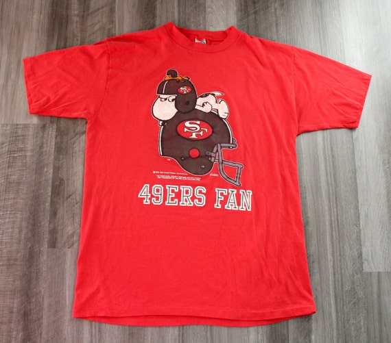Vintage 80s Clothing NFL San Francisco 49ers Football Peanuts | Etsy