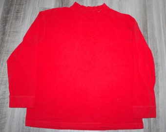 Vintage 90s Clothing Nike Air Sportswear Men Size XL / Oversized Womens Silver Grey Tag Retro Mini Swoosh Logo Long Sleeve Mock Neck T Shirt