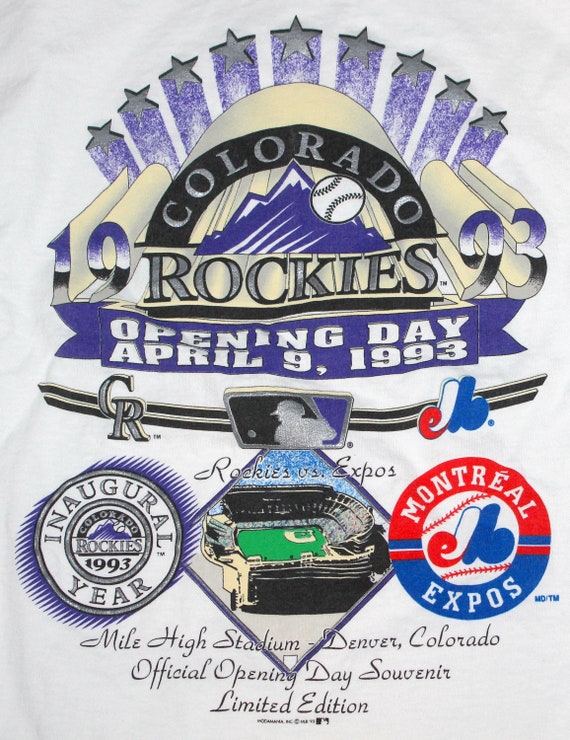Vintage 90s Clothing MLB Colorado Rockies Montrea… - image 2