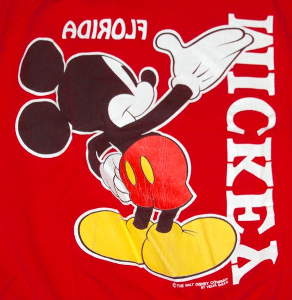 vintage 90s Disney Vetements Walt Disney World Orlando Floride Mickey Mouse Hommes Taille XL Surdimensionne Femme Retro Logo Crewneck Sweatshirt