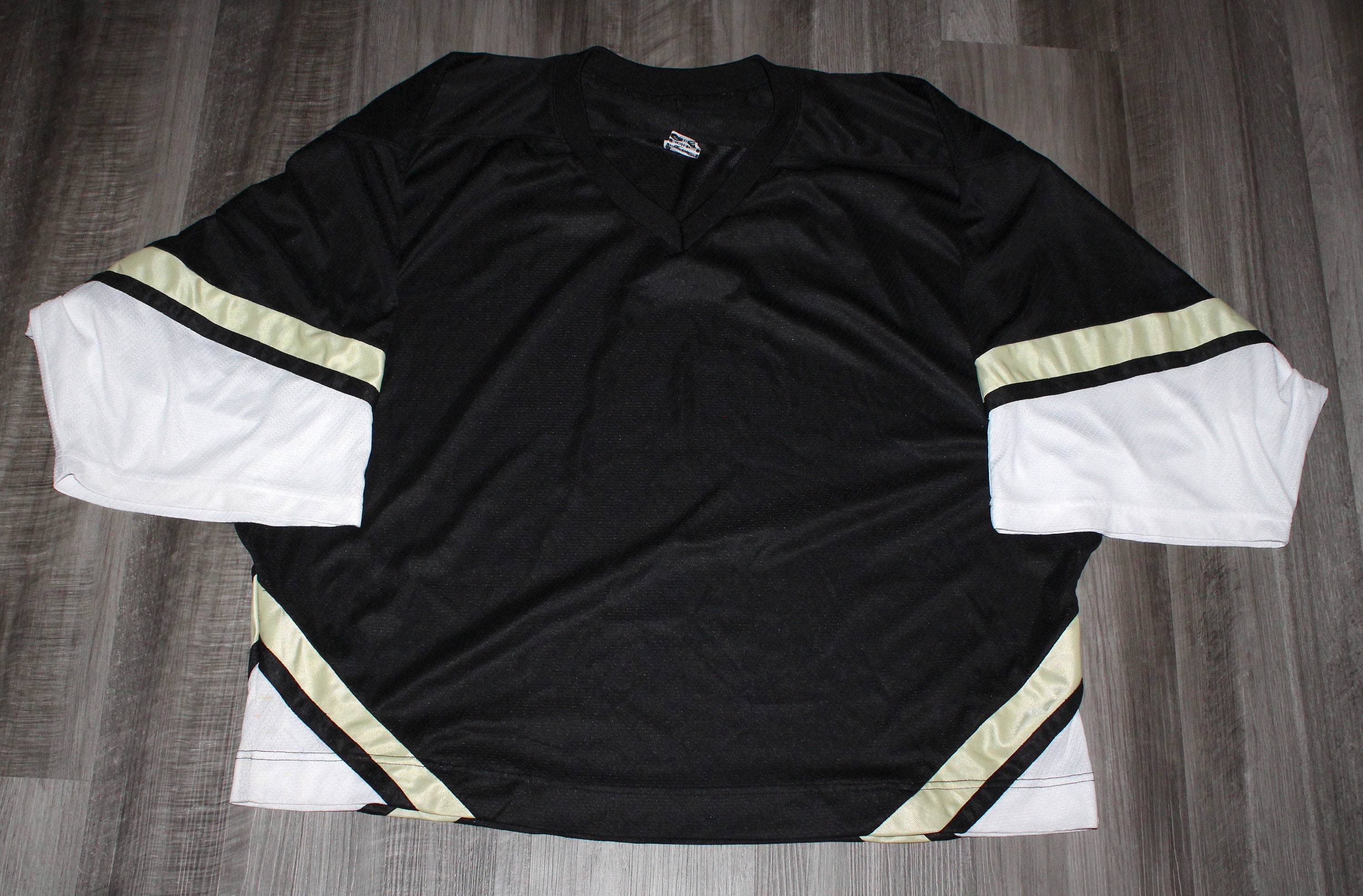 Gold Black Red Custom Beer League Blank Hockey Jerseys | YoungSpeeds